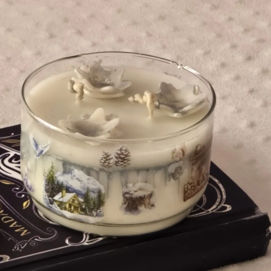 شمع ژورنالی زمستونی