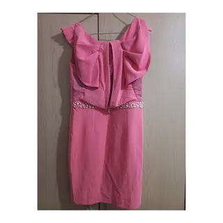 پیراهن مجلسی صورتی شیک