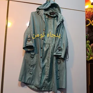 مانتو اسپرت کلاهدار سایز