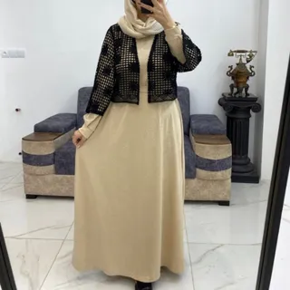 پیراهن بلند با رویه کراپ