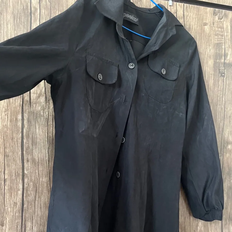 مانتو مشکی جنس میکرو