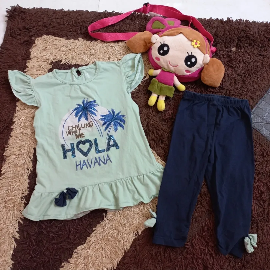 ست دخترانه تاپ و شلورک