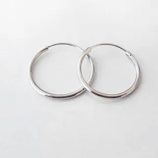 گوشواره نقره حلقه ای