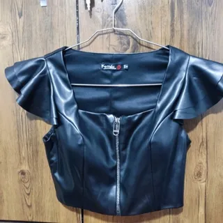 کراپ تاپ مجلسی چرم