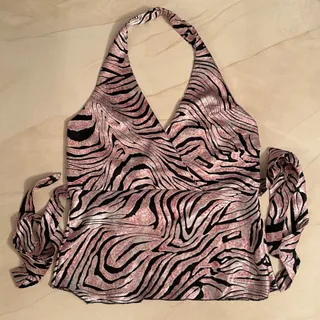 تاپ ساتن وارداتی زیپدار