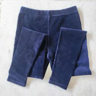 شلوار مخمل سورمه ای