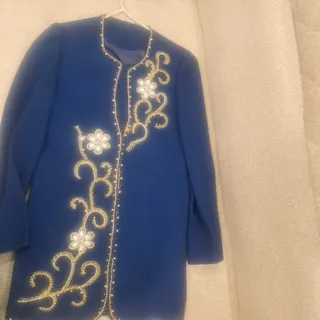 کت شلوار سنگ دوزی شده