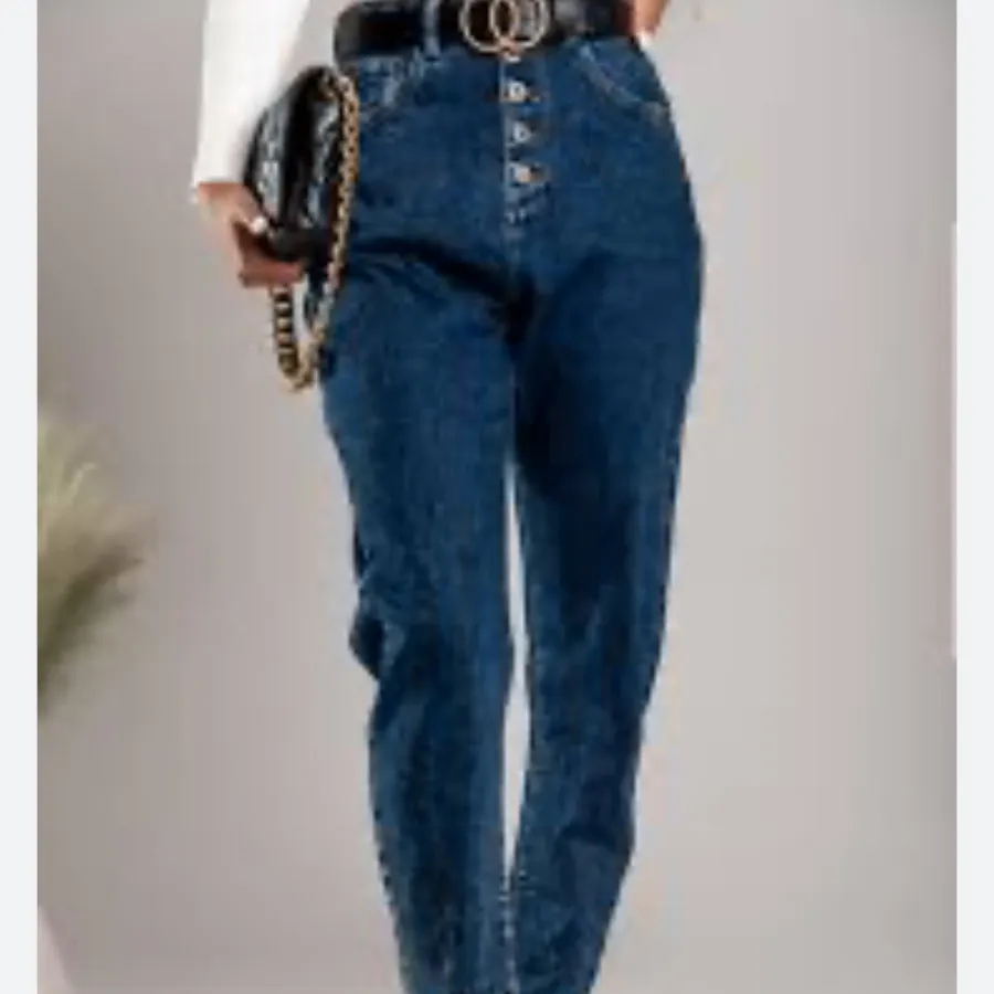 شلوار لی مام