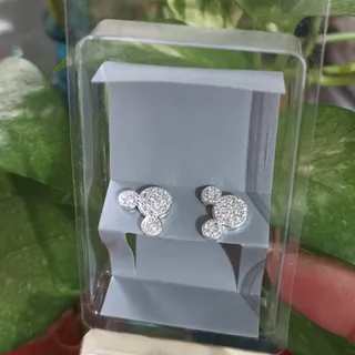 گوشواره نقره میکی موس