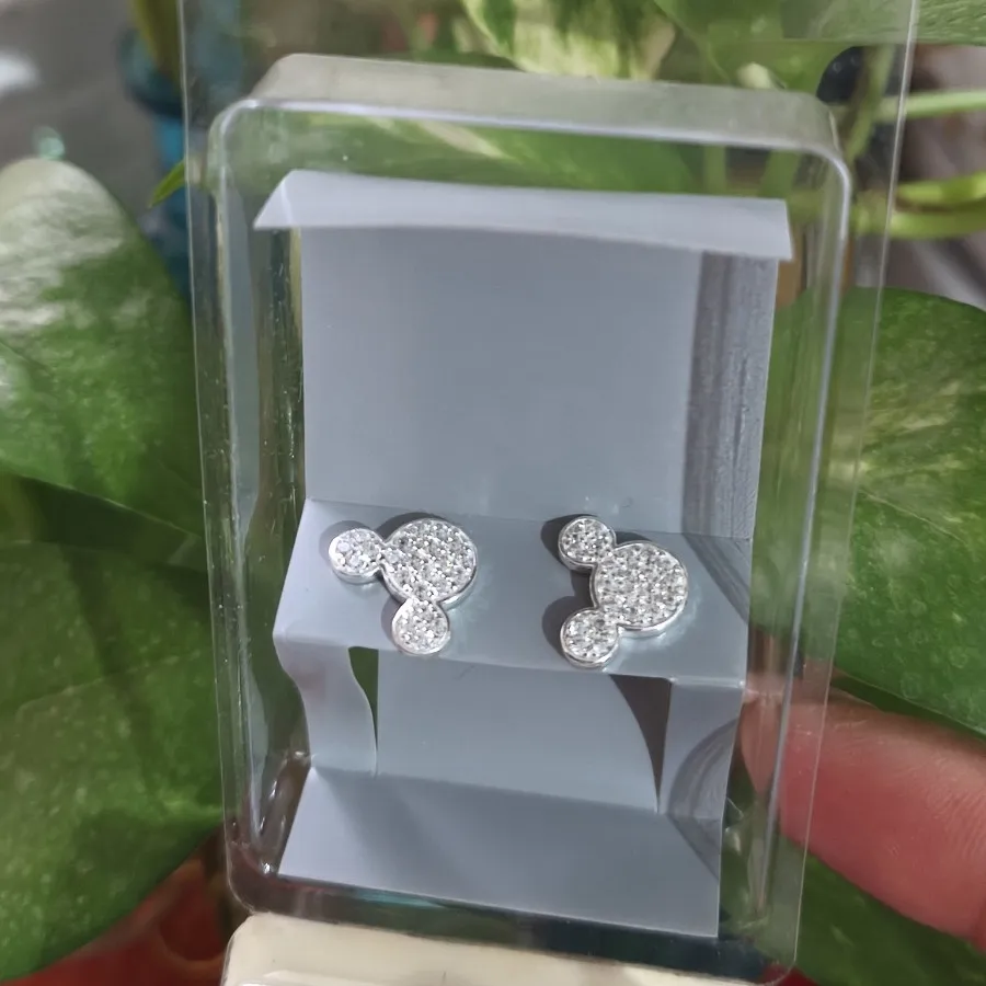 گوشواره نقره میکی موس