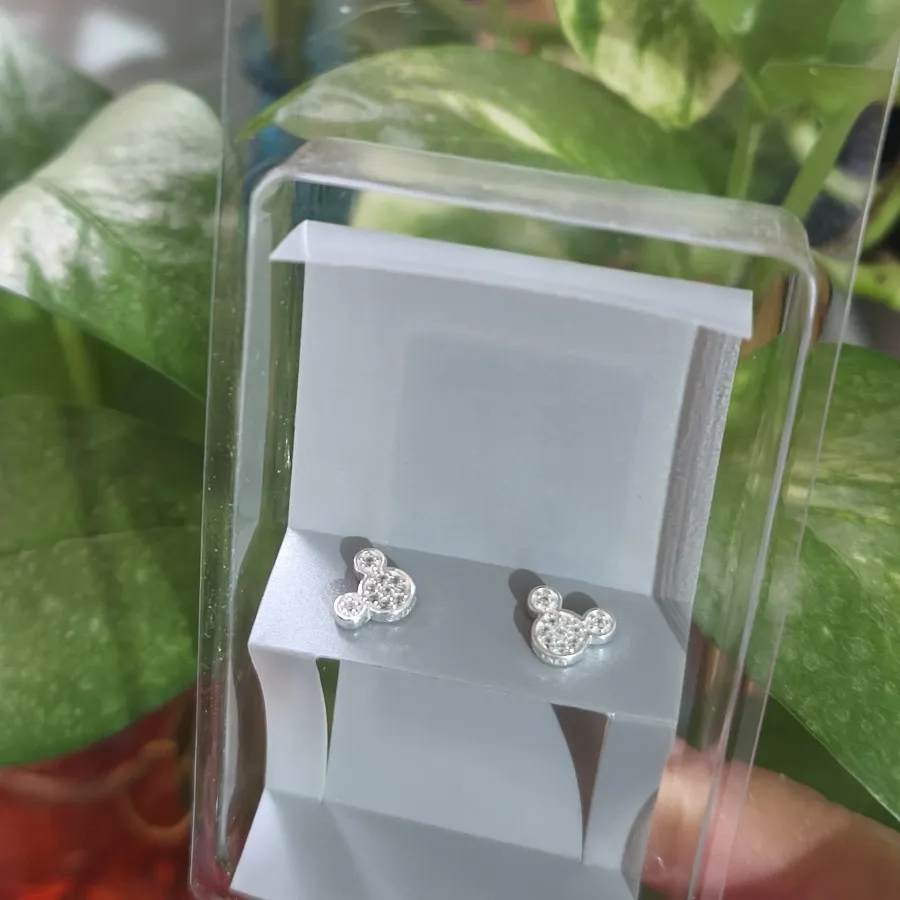 گوشواره نقره میکی موس