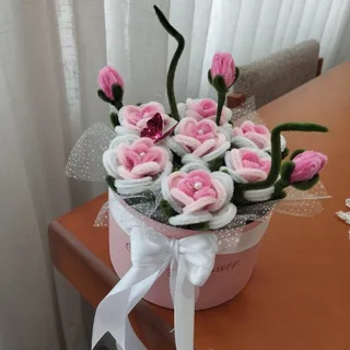 باکس گل صورتی