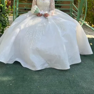 لباس عروس عربی.کار شده