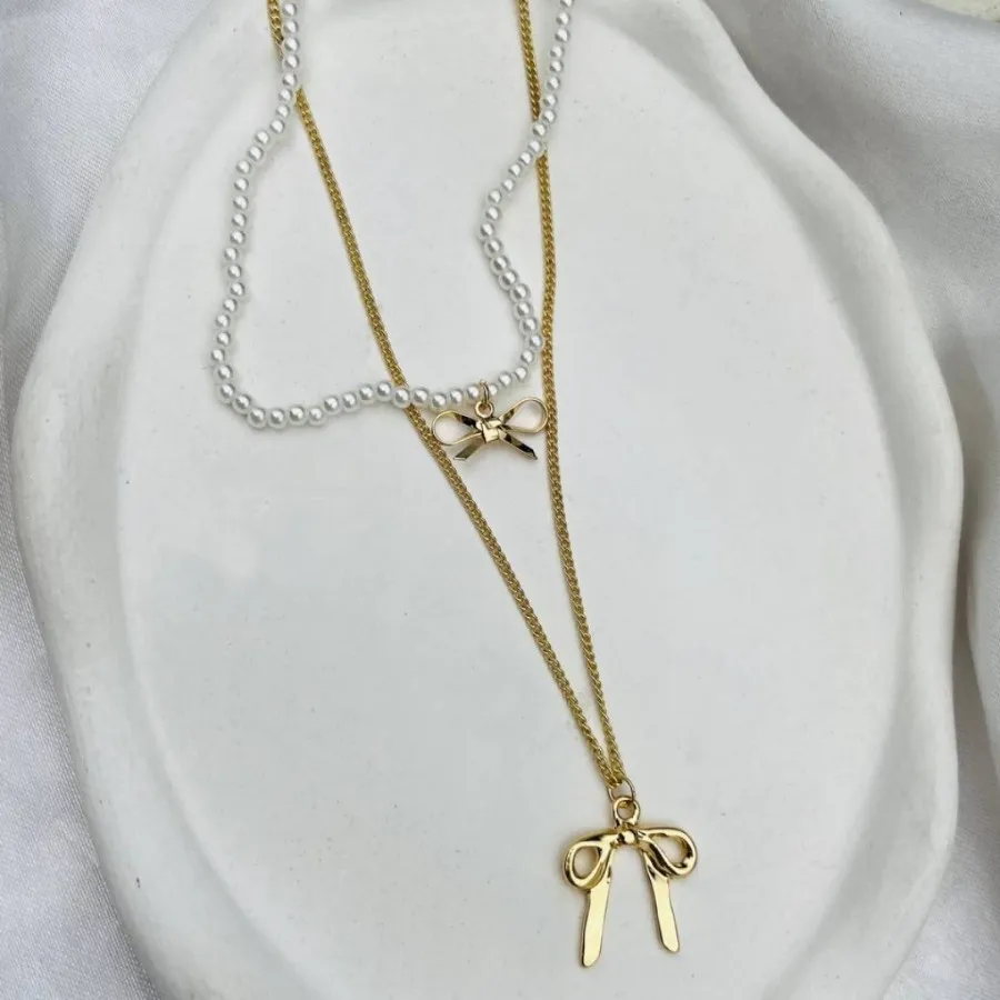 گردنبند دو لاین