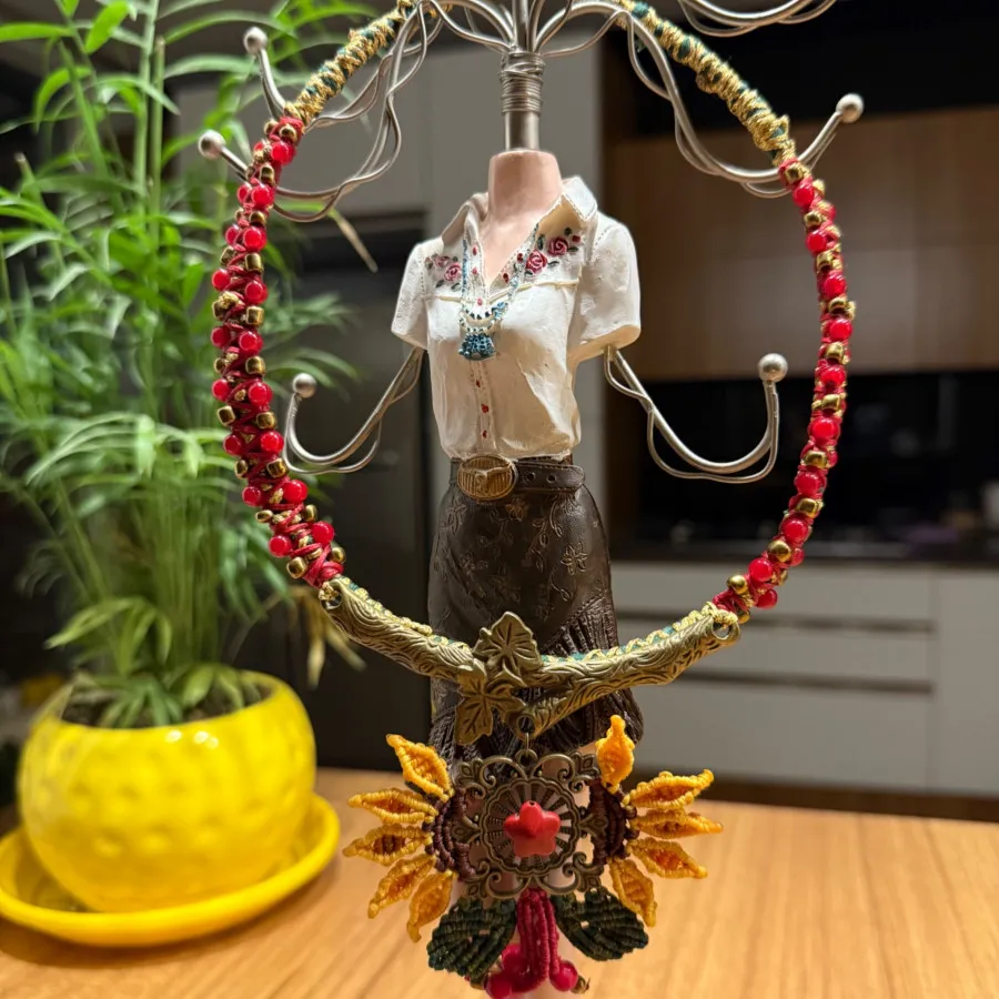 گردنبند بافت درباری