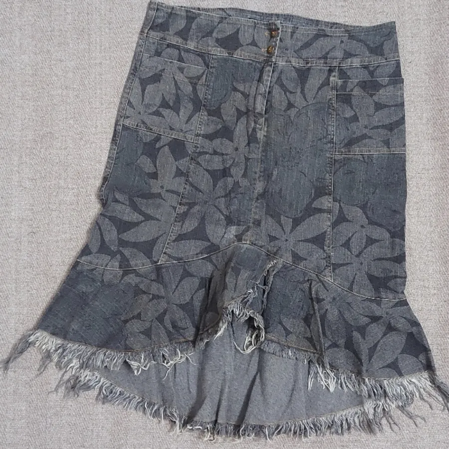 دامن جین طرحدار