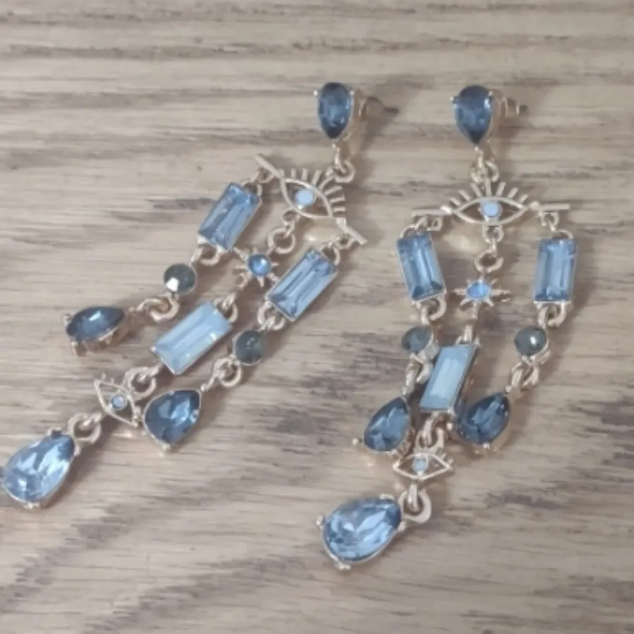 گوشواره بلند سنگی