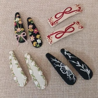 گیره مو گلدوزی