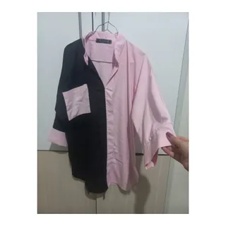 مانتو شومیزی دورنگ شیک