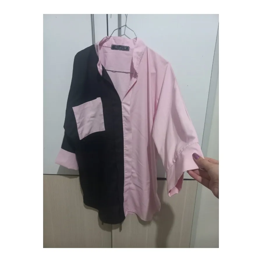 مانتو شومیزی دورنگ شیک