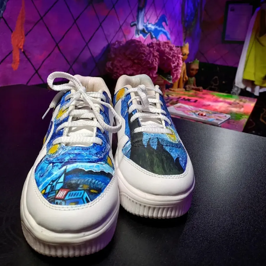 کتونی طرح شبهای پر ستاره