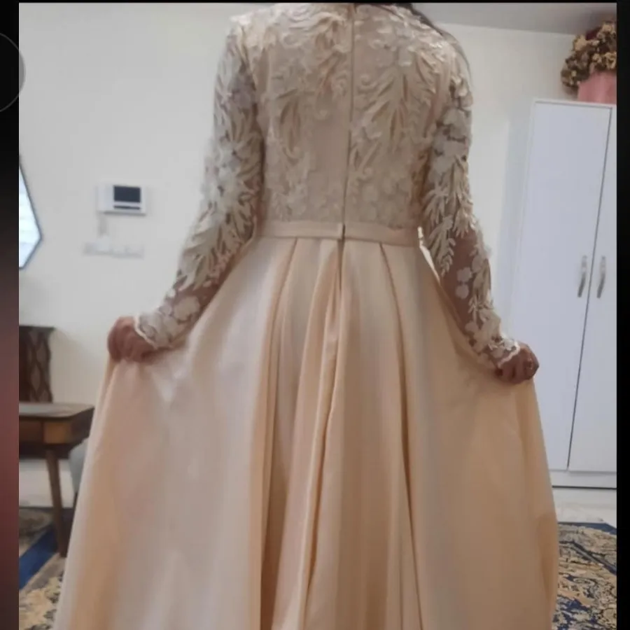 پیراهن  ساتن مجلسی