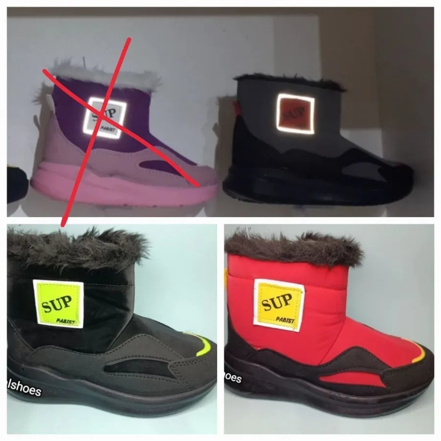 نیم بوت خز دار