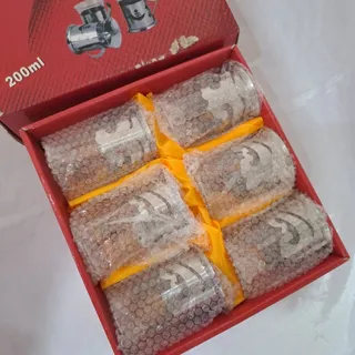 ماگ قهوه شیشه ای دسته دار