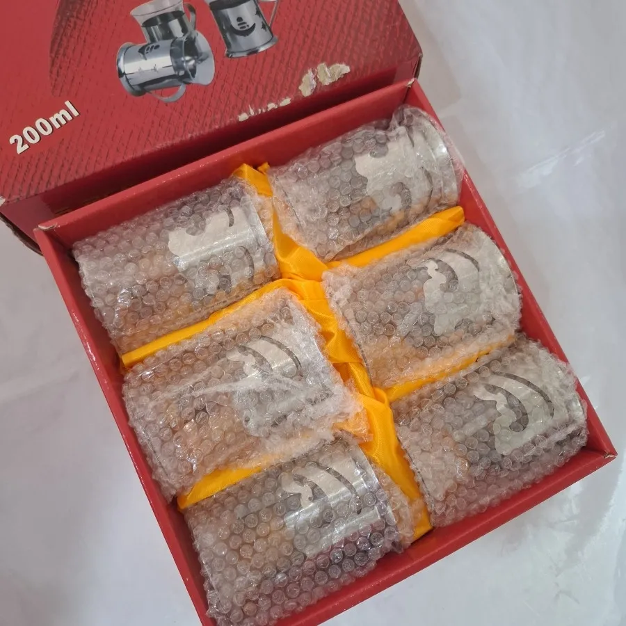 ماگ قهوه شیشه ای دسته دار