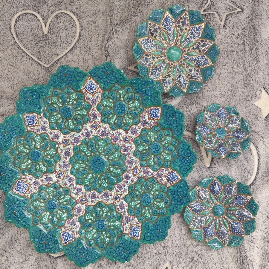 بشقاب های میناکاری