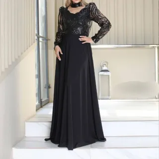 پیراهن مجلسی مشکی