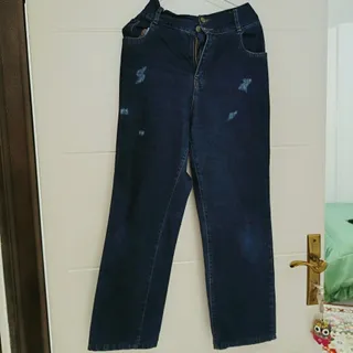 شلوار لی نیم بگ