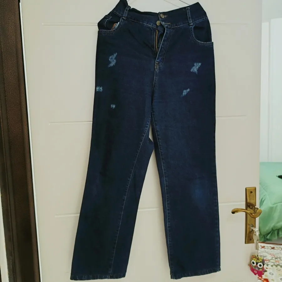 شلوار لی نیم بگ