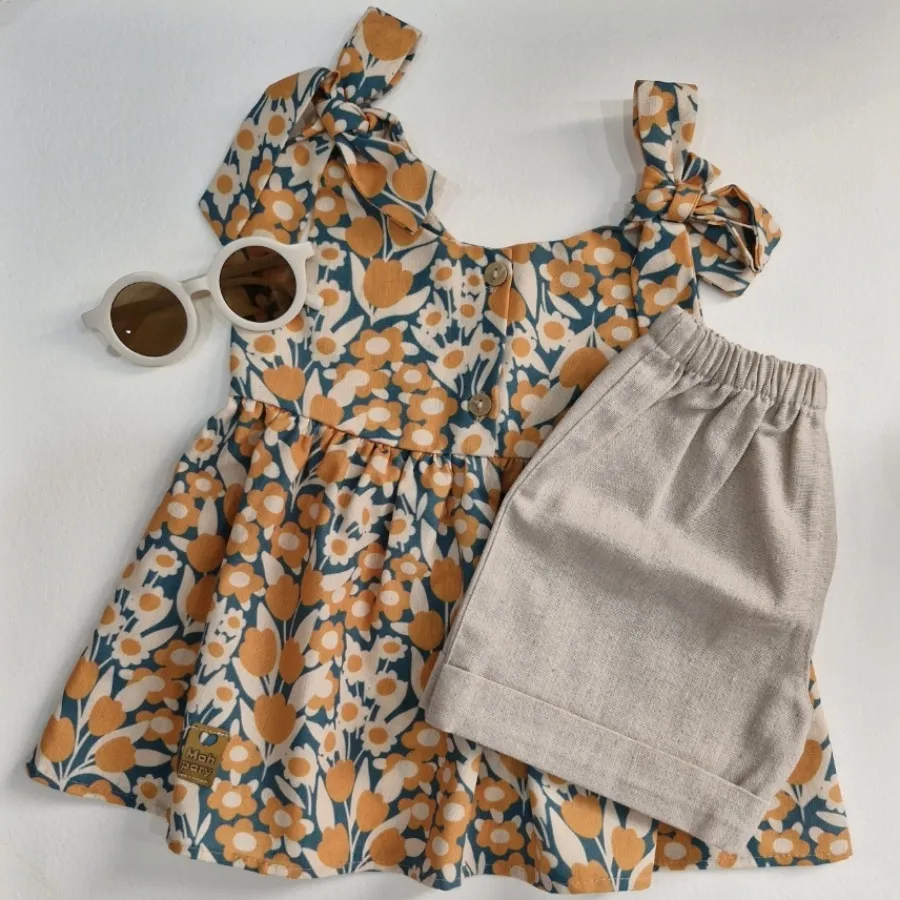 ست لینن دخترانه