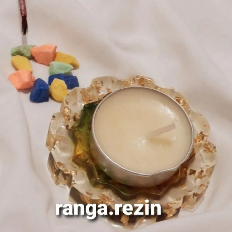 زیر شمع رزینی