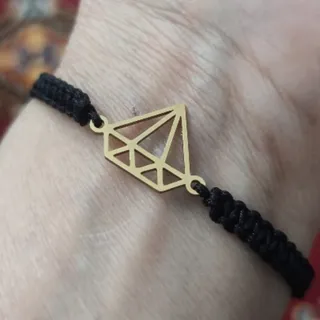 دستبندالماس استیل کپی طلا