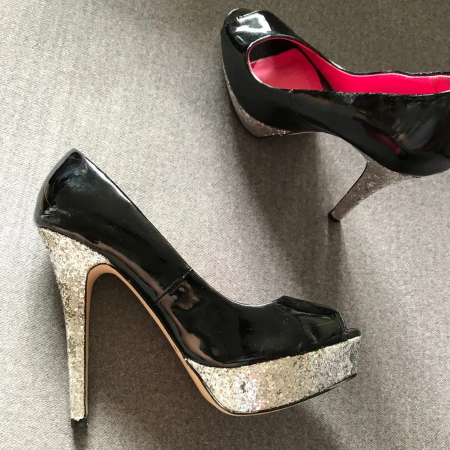 کفش ورنی پاشنه 12 سانت