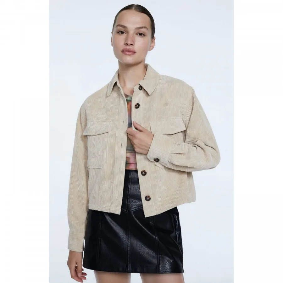 کت کوتاه مخملstradivarius