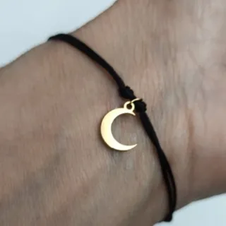 دستبند ماه،استیل کپی طلا