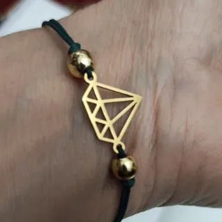 دستبند الماس کپی طلا