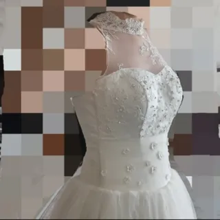 لباس عروس گردنی