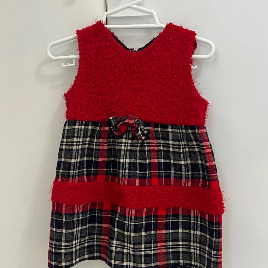 لباس کودک رنگ قرمز سیاه