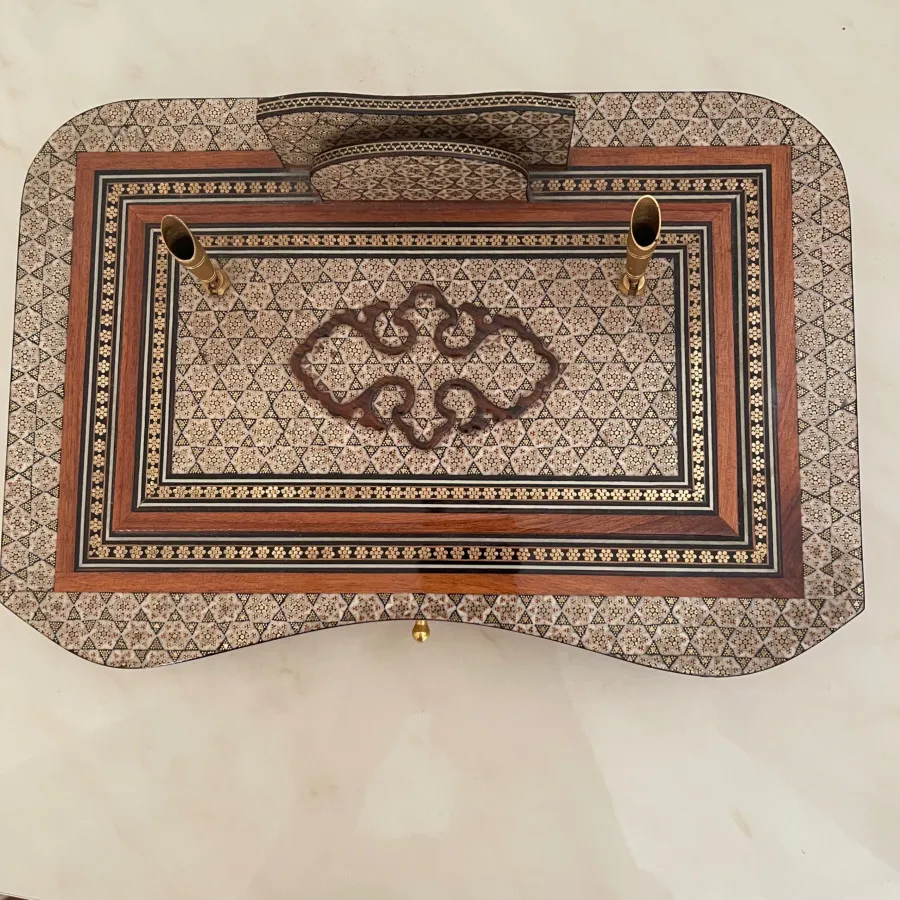 استندرومیزی خاتم کاری شده