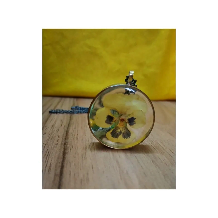 گردنبند آویز گل