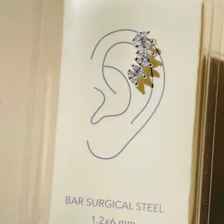 پیرسینگ گوش نقره برند iam