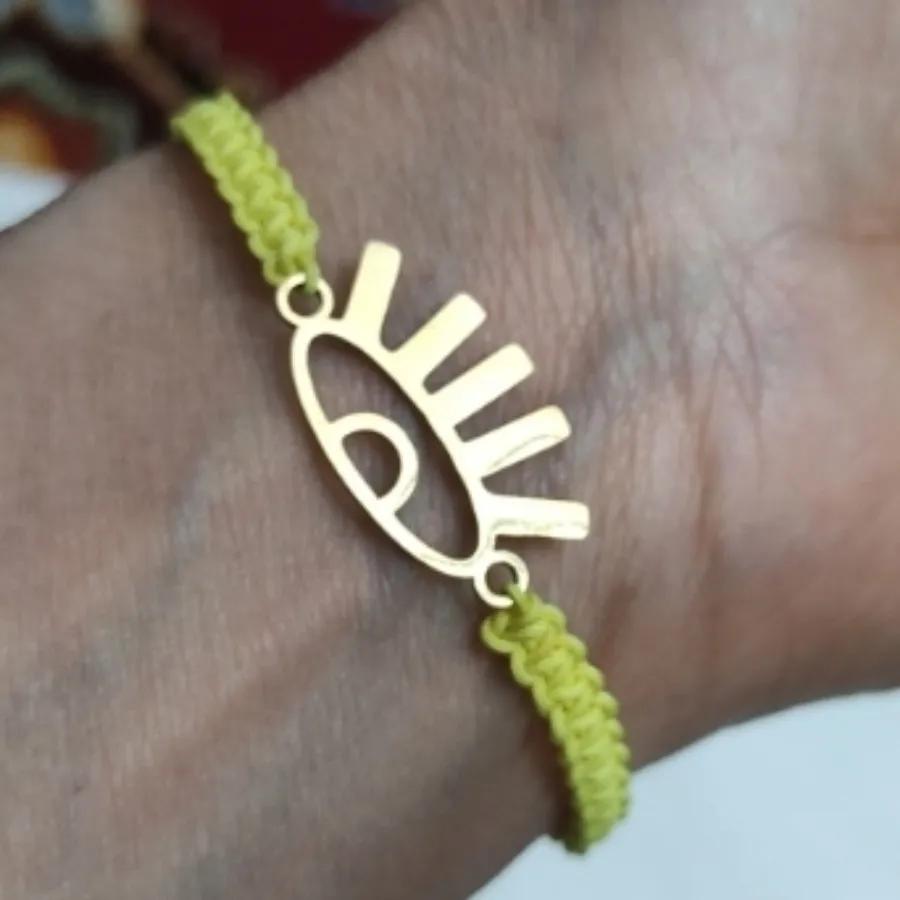 دستبند چشم نظر،کپی طلا