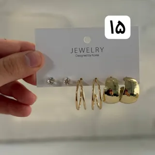 پک گوشواره طلایی