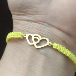 دستبند قلب،استیل رنگ ثابت