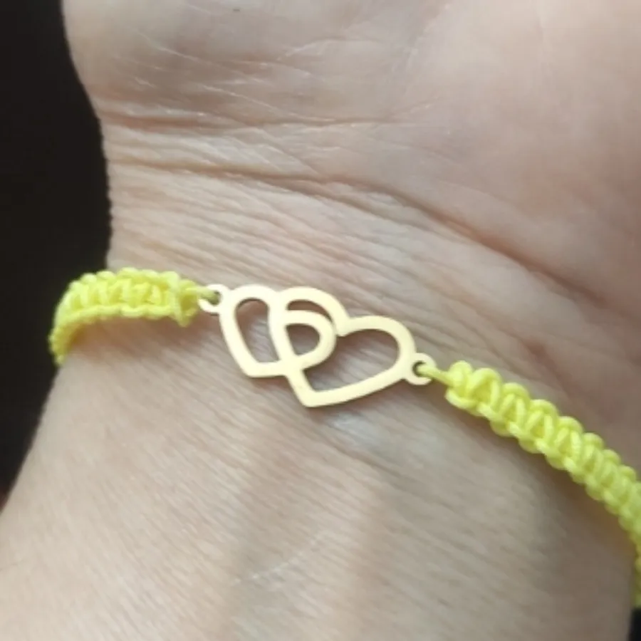 دستبند قلب،استیل رنگ ثابت