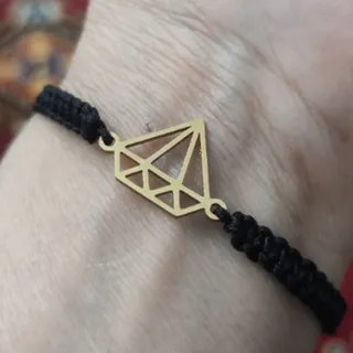 دستبندالماس استیل کپی طلا